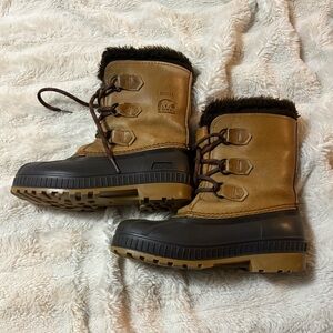 Sorel Badger Insulated Snow Winter Boots Women's Size 5 Made in Canada